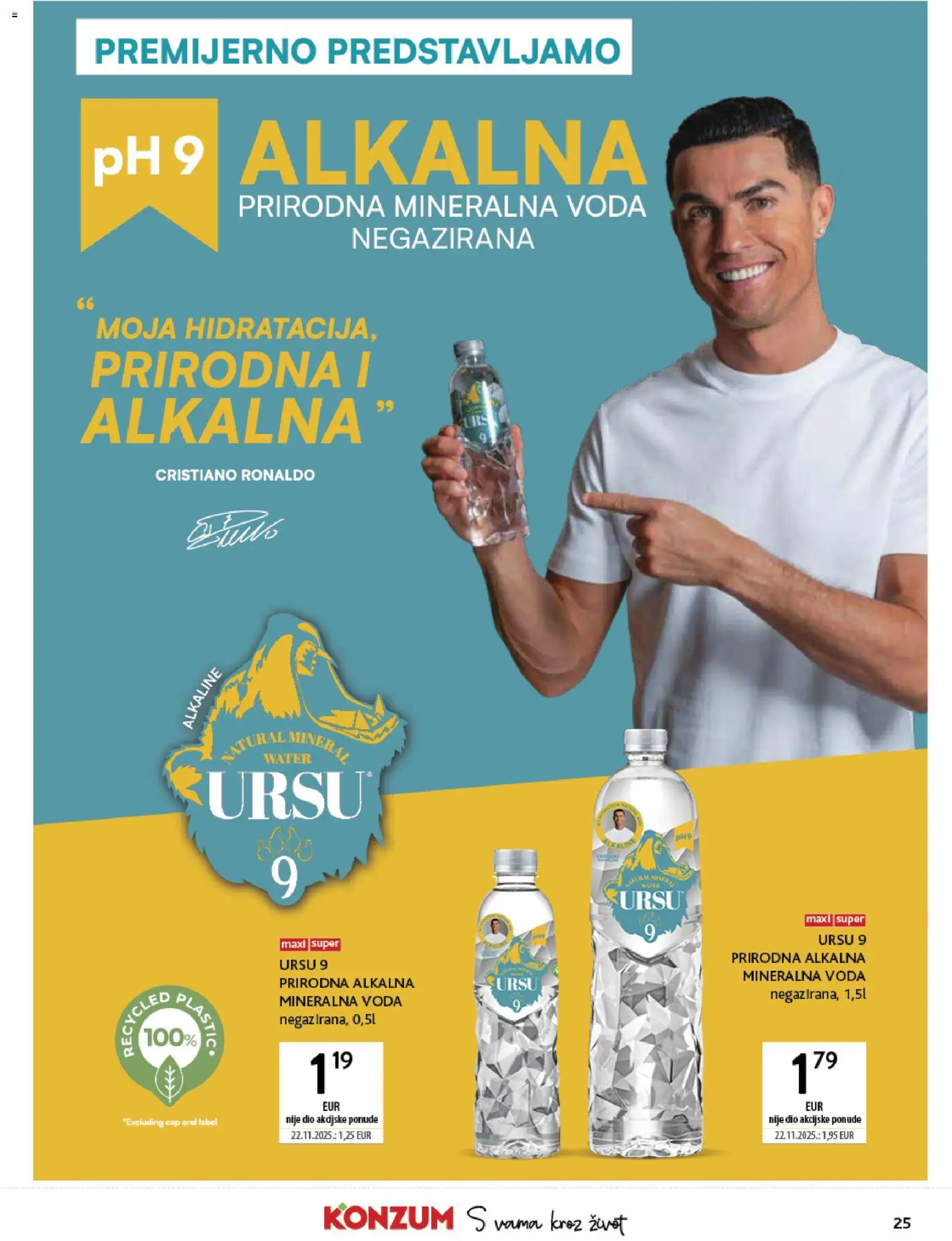 Konzum HR akciós ujság - amely érvényes a következő dátumtól: 25.02.2026 | Oldal: 25 | Termékek: Dió