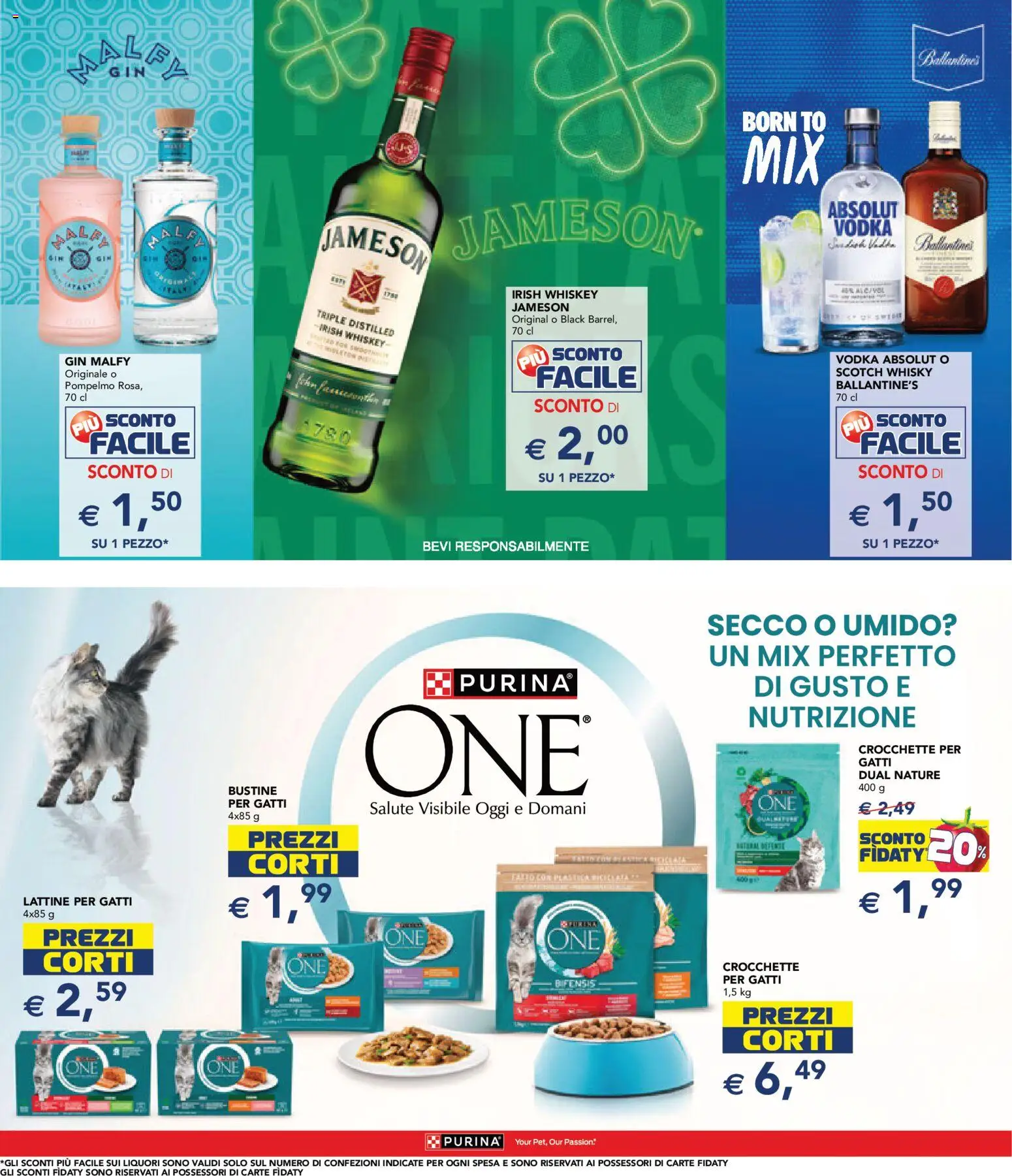 Volantino Esselunga S del 12.03.2026 | Pagina: 24 | Prodotti: Gin, Vodka, Pompelmo, Crocchette