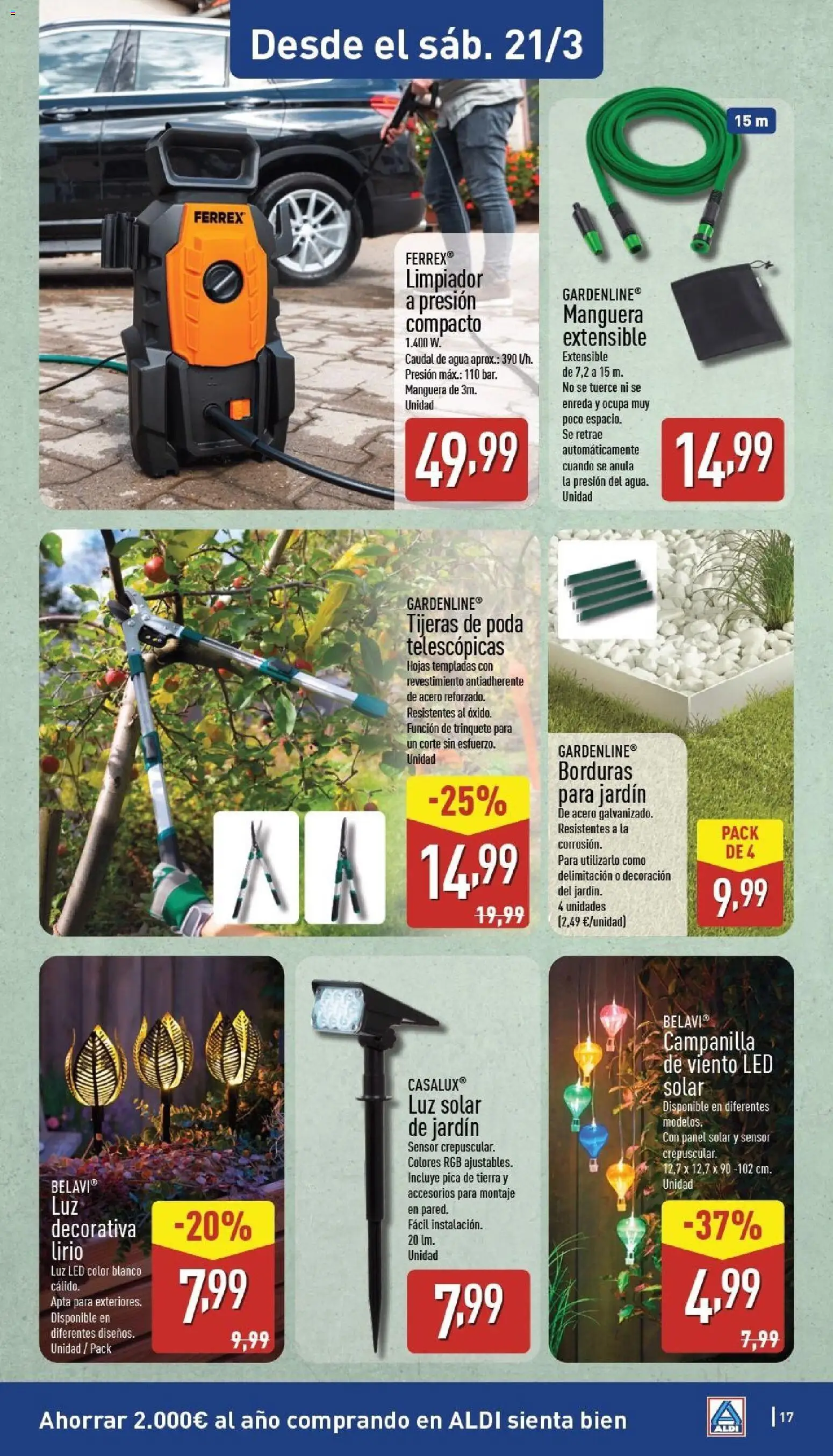 Aldi folleto Península │ válido desde el 16.03.2026 | Página: 17 | Productos: Manguera