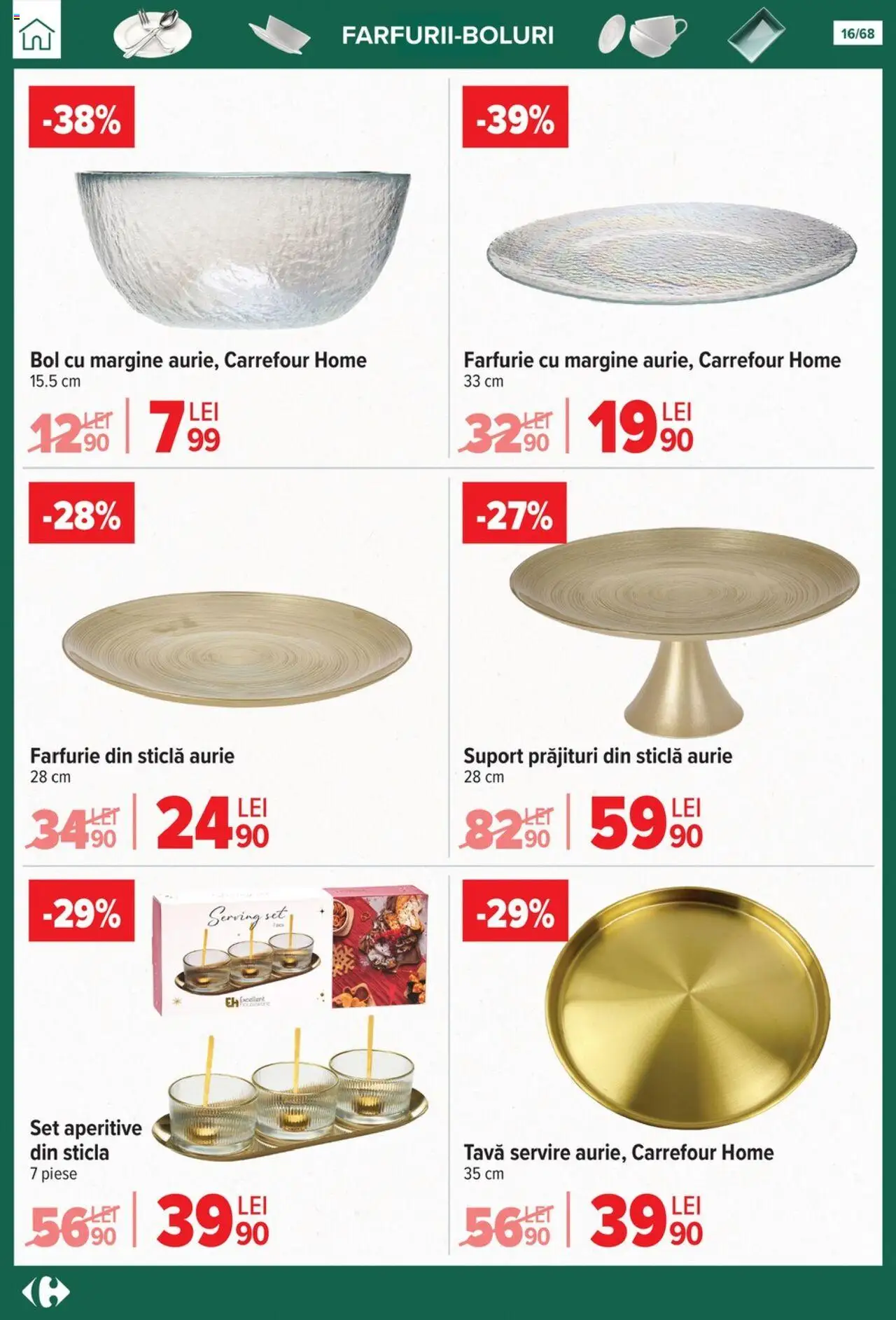 Noul catalog Carrefour – valabil de la 24.09.2025 | Pagină: 16 | Produse: Bol, Farfurie