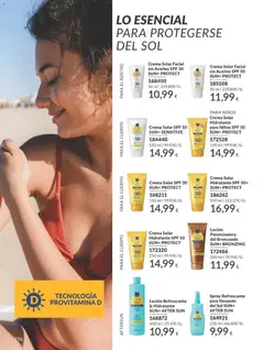 Vista previa Crema Solar SPF 50 SUN+ SENSITIVE, Crema Solar SPF 50 SUN+ SENSITIVE válido desde el 01.11.2025 | Página: 196 | Productos: Crema
