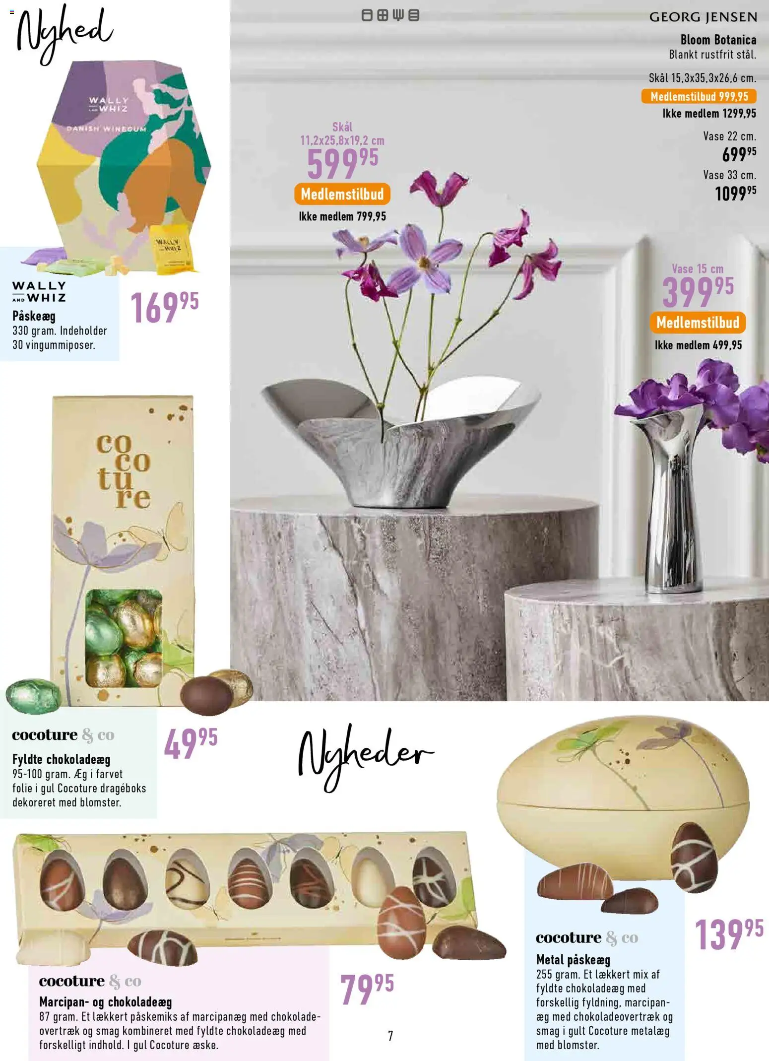 Imerco tilbudsavis – gyldig fra 06.03.2026 | Side: 7 | Produkter: Æg, Chokolade, Vase, Marcipan