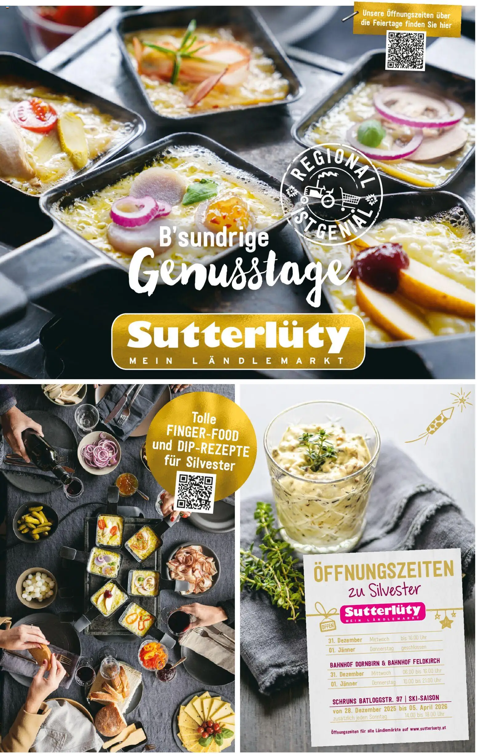 Sutterlüty Flugblatt gültig ab 27.12.2025 | Seite: 1 | Produkte: Uhr