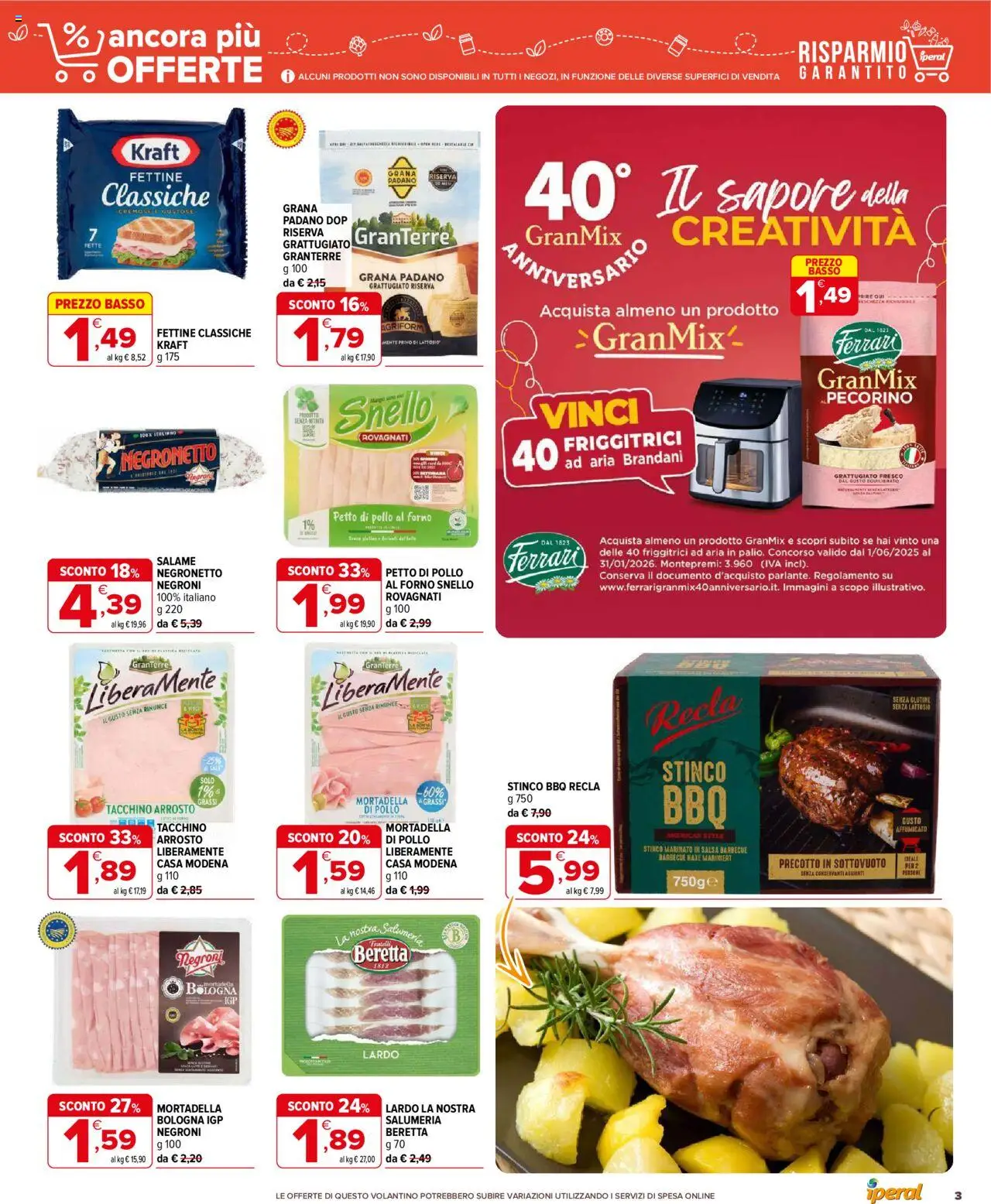 Volantino Iperal del 04.09.2025 | Pagina: 3 | Prodotti: Arrosto, Salsa, Forno, Salsa barbecue
