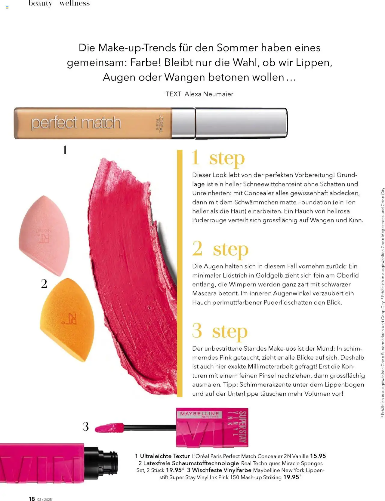 Coop Aktionen Beauty & Life ab 05.06.2025 | Seite: 18 | Produkte: Pinsel, Concealer, Lippenstift, Fall