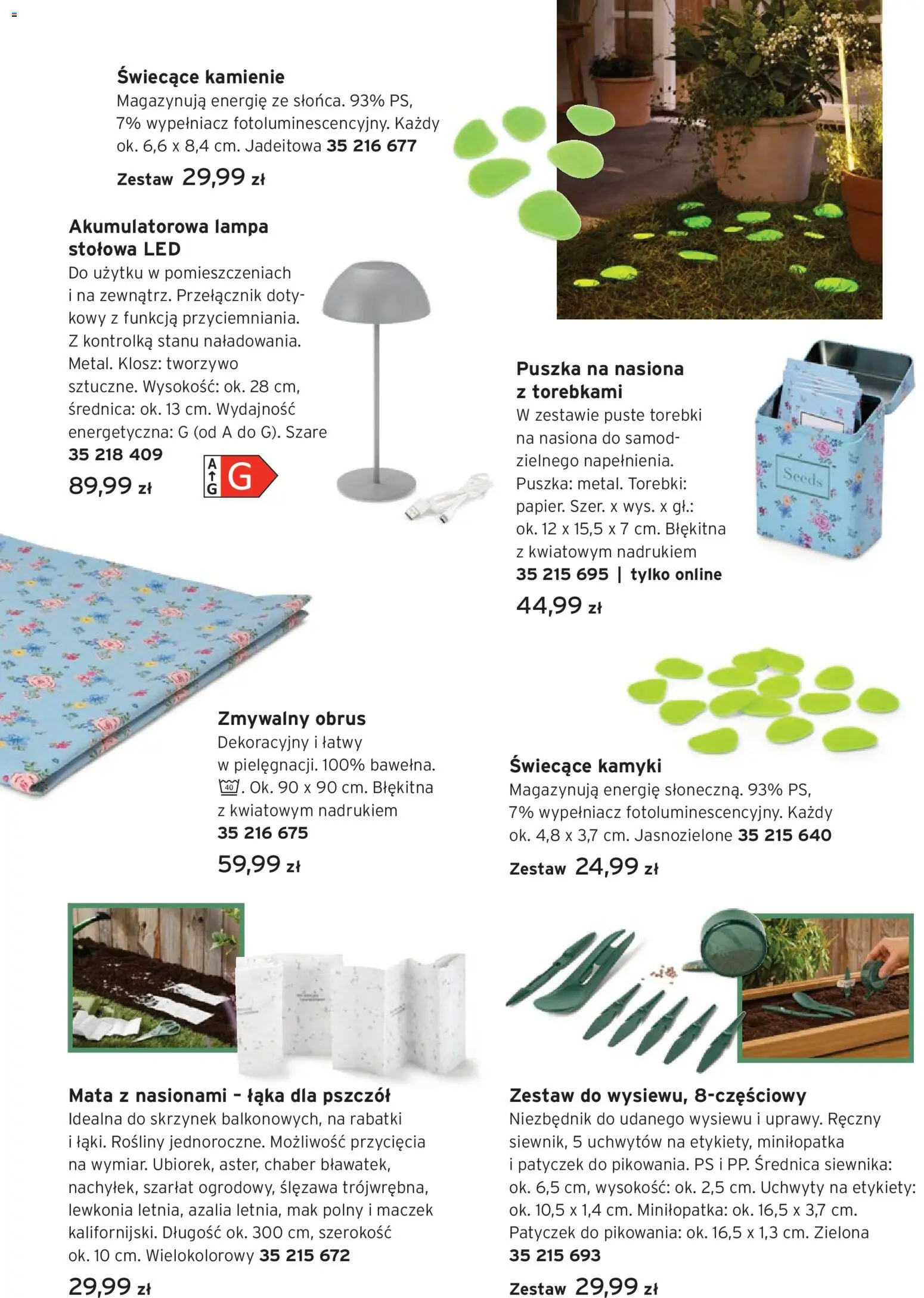 Tchibo promocje od 07.04.2026 | Strona: 7 | Produkty: Mak, Nasiona, Rosliny, Torebki