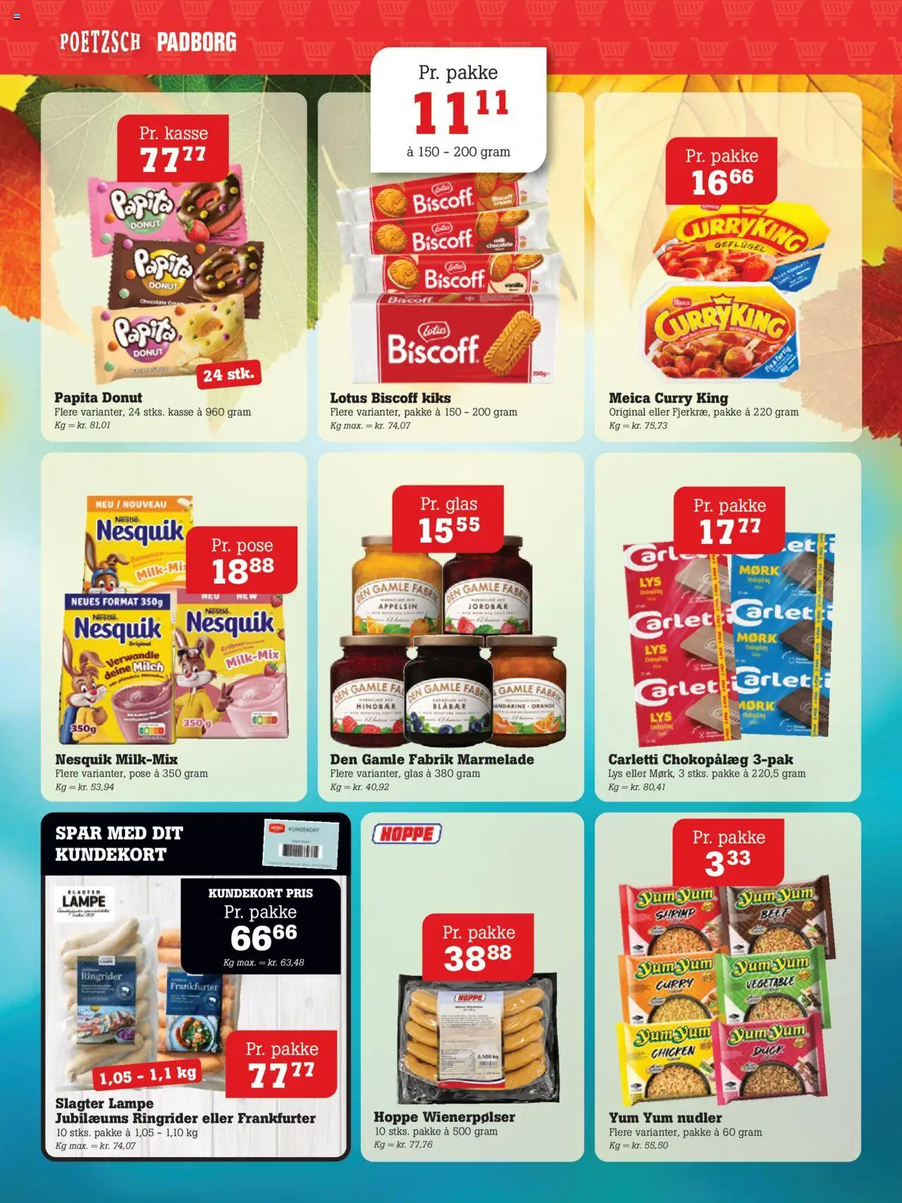 Poetzsch Padborg tilbudsavis – gyldig fra 18.09.2025 | Side: 2 | Produkter: Amendoins, Øl, Iogurteira, Nutella