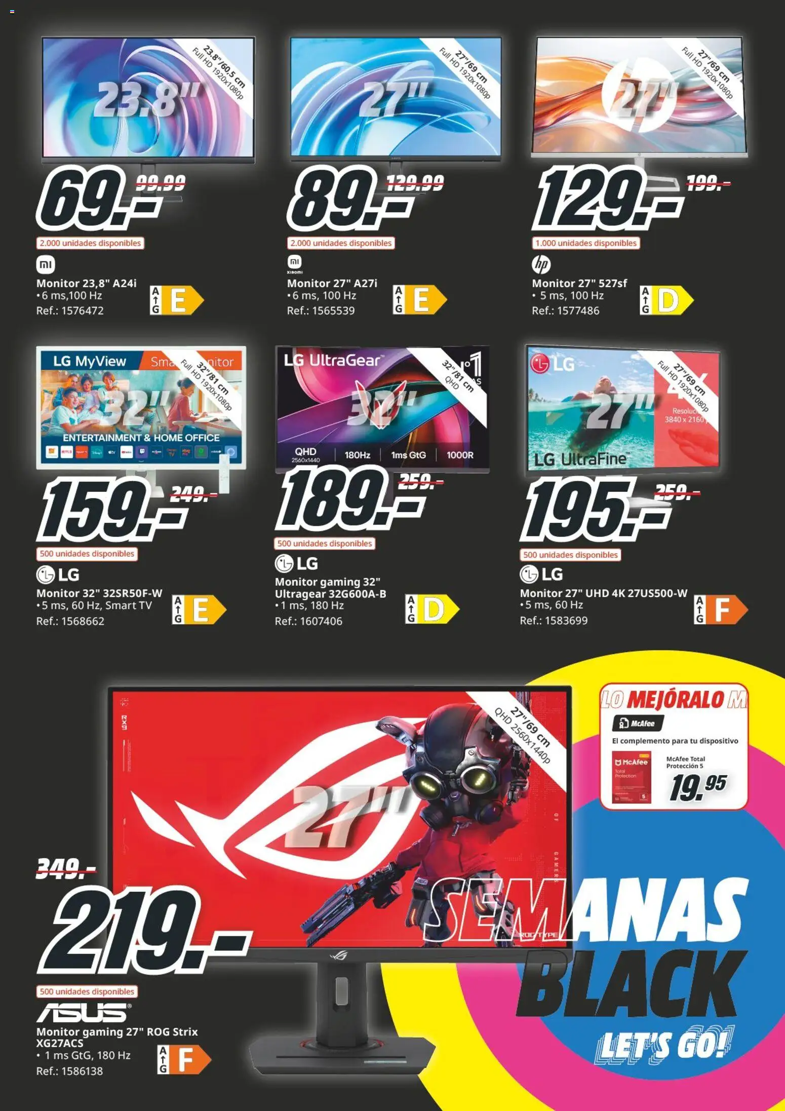 Media Markt Black Friday │ válido desde el 12.11.2025 | Página: 36 | Productos: Monitor