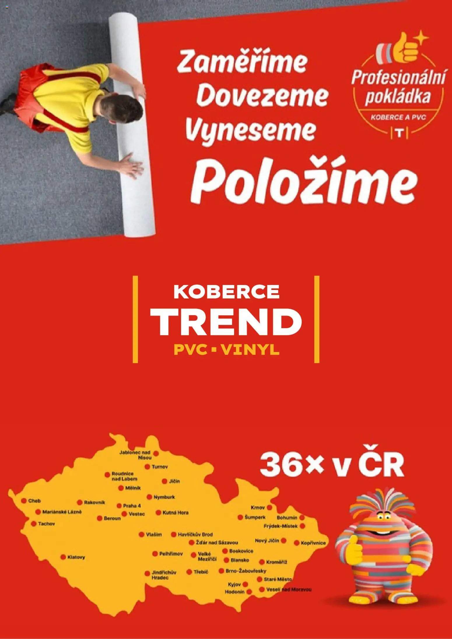 Koberce Trend nabídka od 12.02.2026 | Strana: 1 | Produkty: Koberce