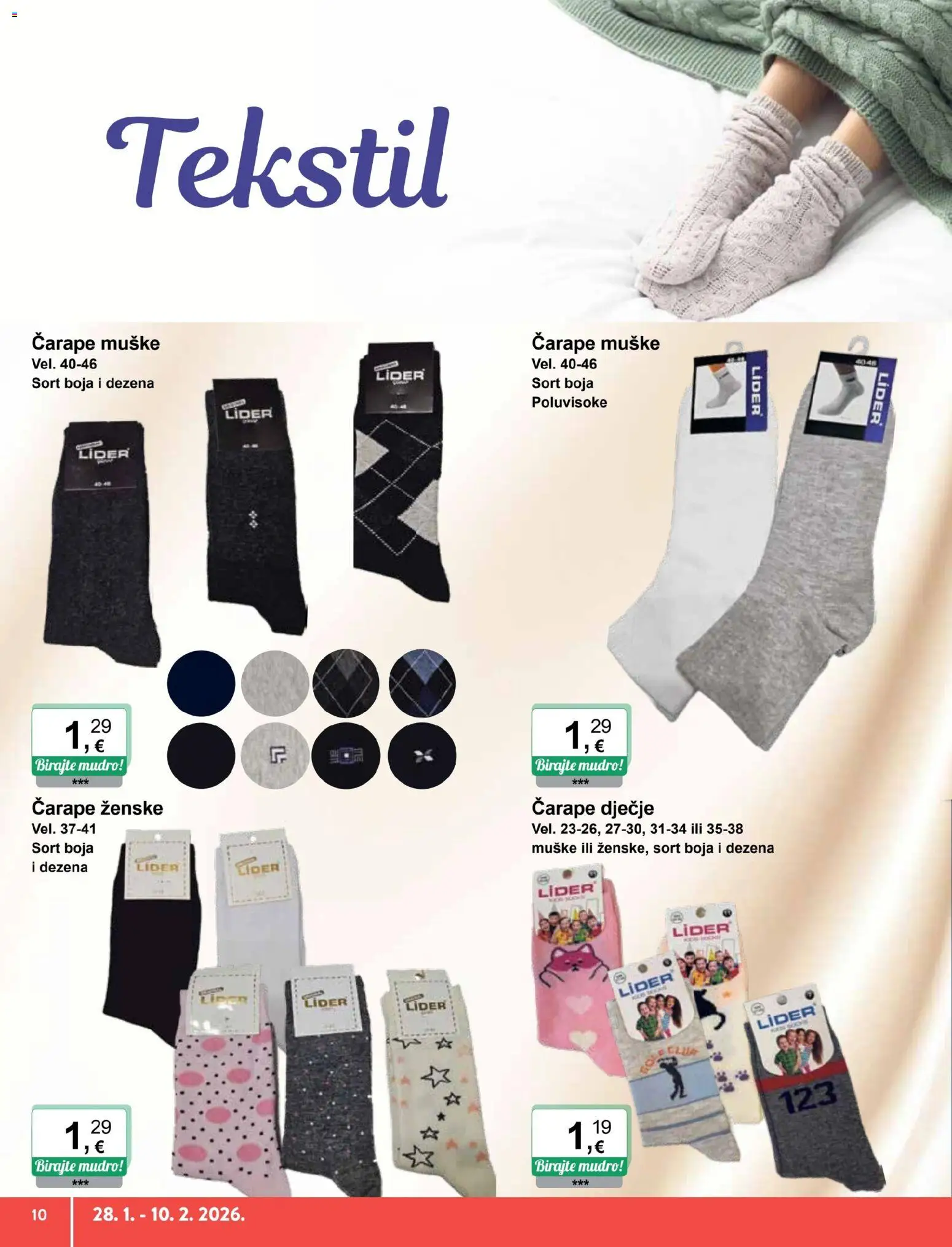 KTC katalog | vrijedi od 28.01.2026 | Stranica: 10 | Proizvodi: Čarape