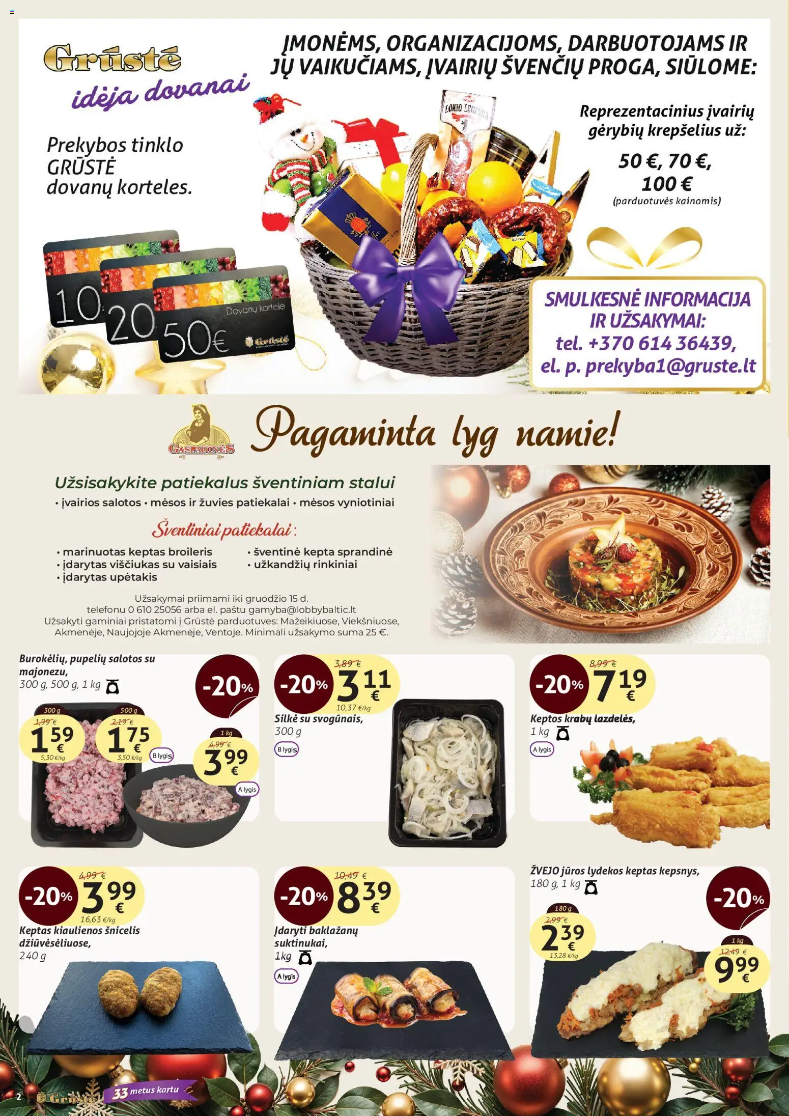 GRUSTE akcijos nuo 01.12.2025 | Puslapis: 2