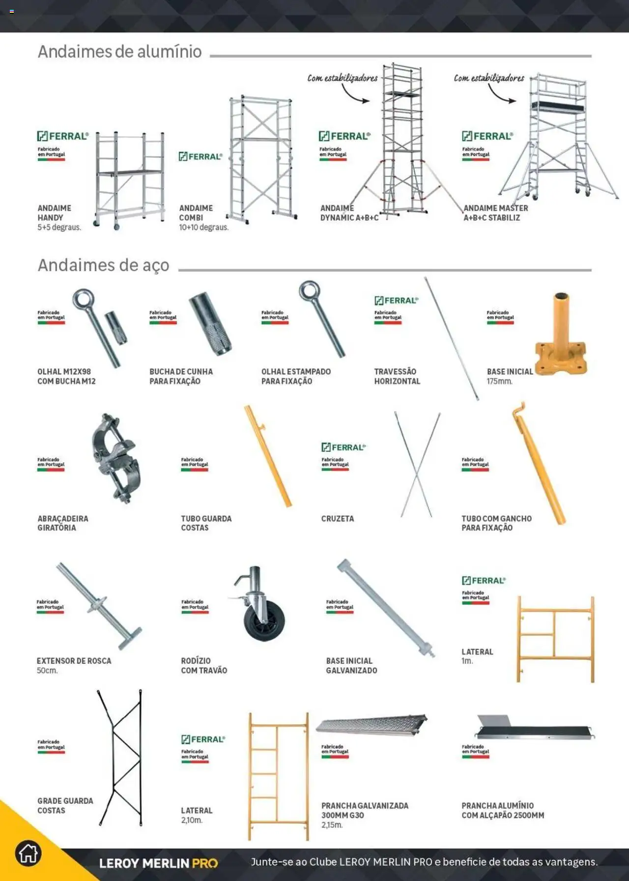 Leroy Merlin Catálogo │ válido de 18.11.2024 | Página: 10 | Produtos: Base, Extensor, Gancho, Prancha