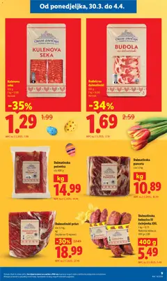 Katalog Lidl - Pregled kataloga iz trgovine Lidl, vrijedi od 30.03.2026 | Stranica: 9