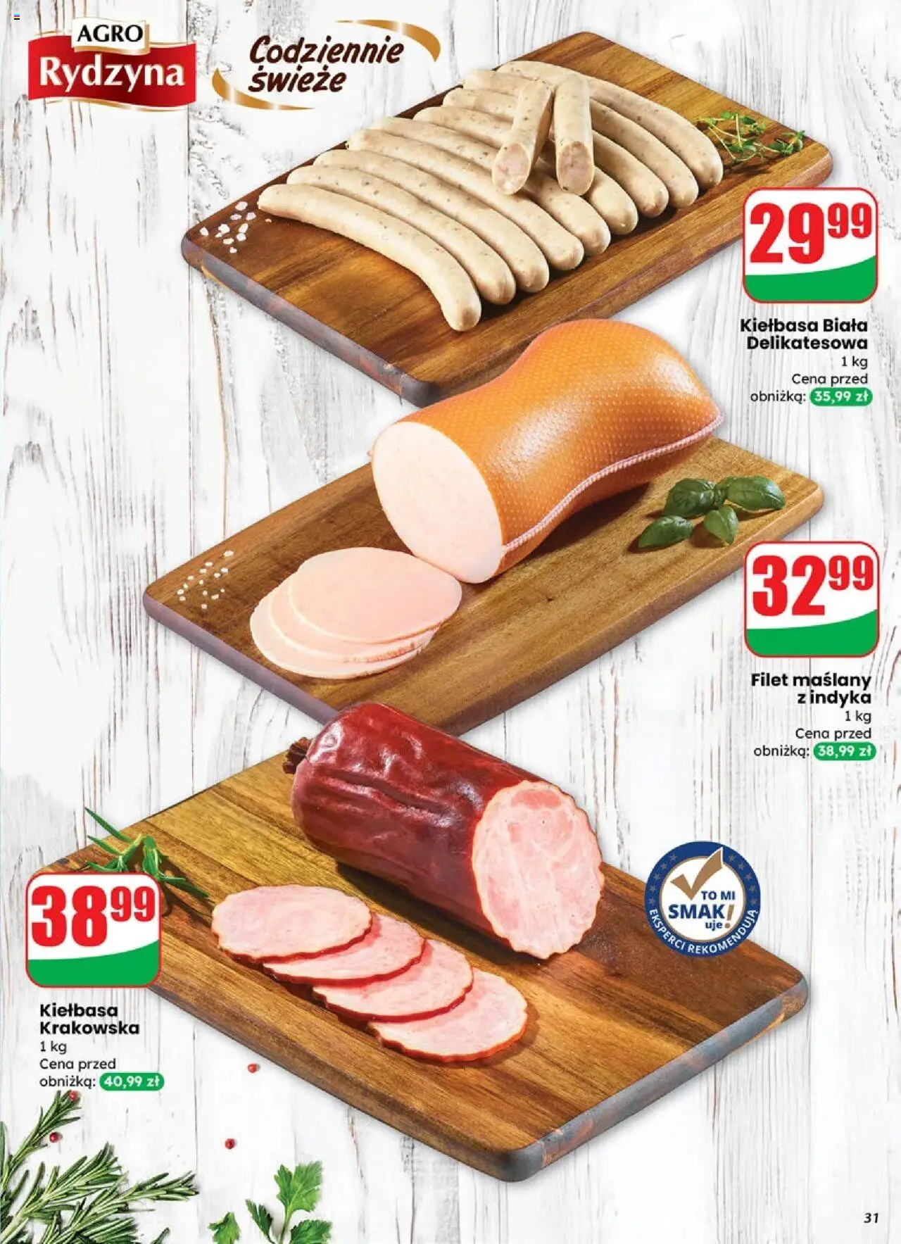 Dino Gazetka od 08.10.2025 | Strona: 31 | Produkty: Kiełbasa, Kiełbasa krakowska