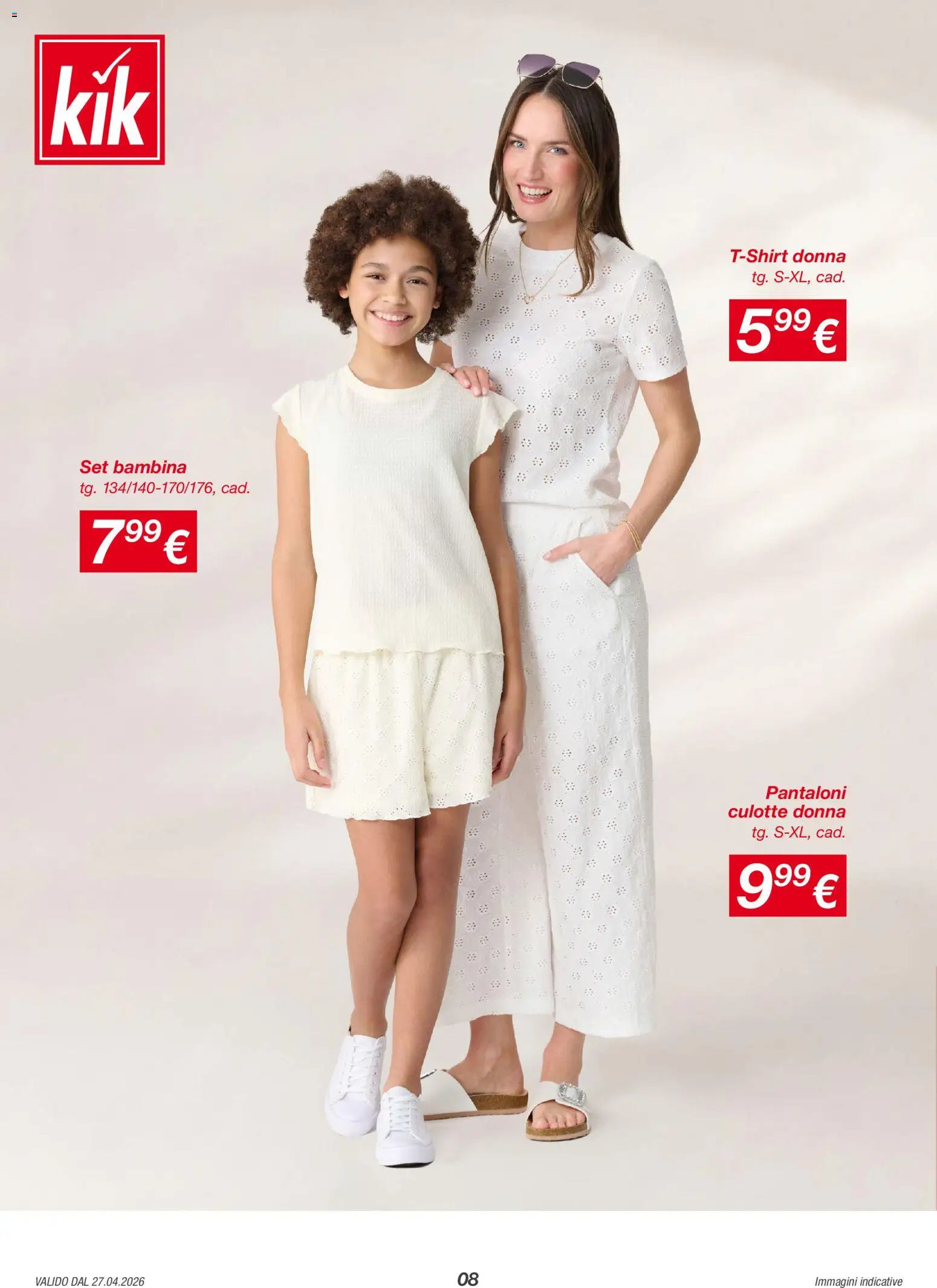Volantino KiK del 27.04.2026 | Pagina: 8 | Prodotti: Pantaloni