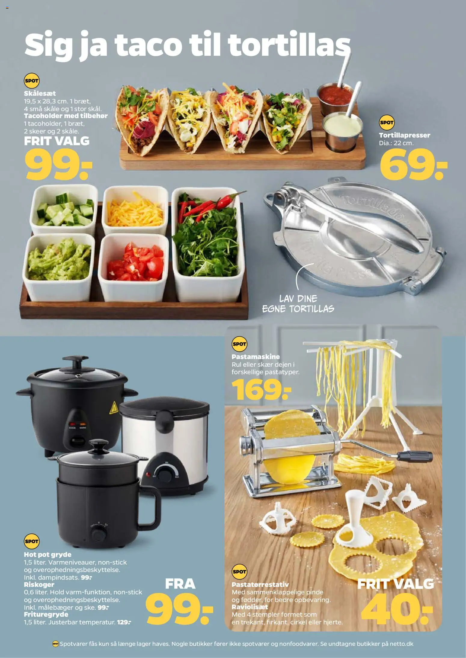Netto tilbudsavis – gyldig fra 24.01.2026 | Side: 27 | Produkter: Pasta, Frituregryde, Søm, Taco