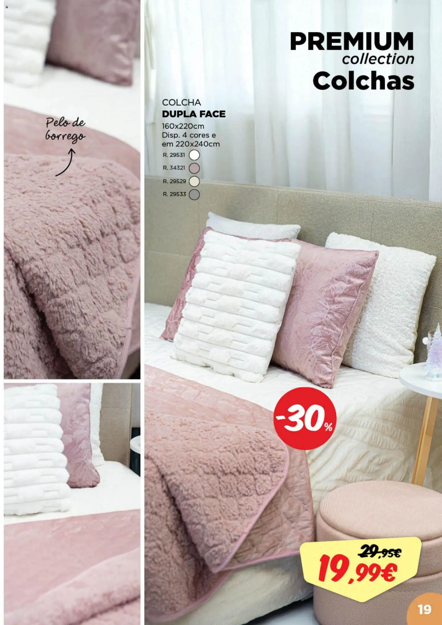Espaço Casa - Catálogo de Mantas 2025 │ válido de 11.11.2025 | Página: 19 | Produtos: Colcha