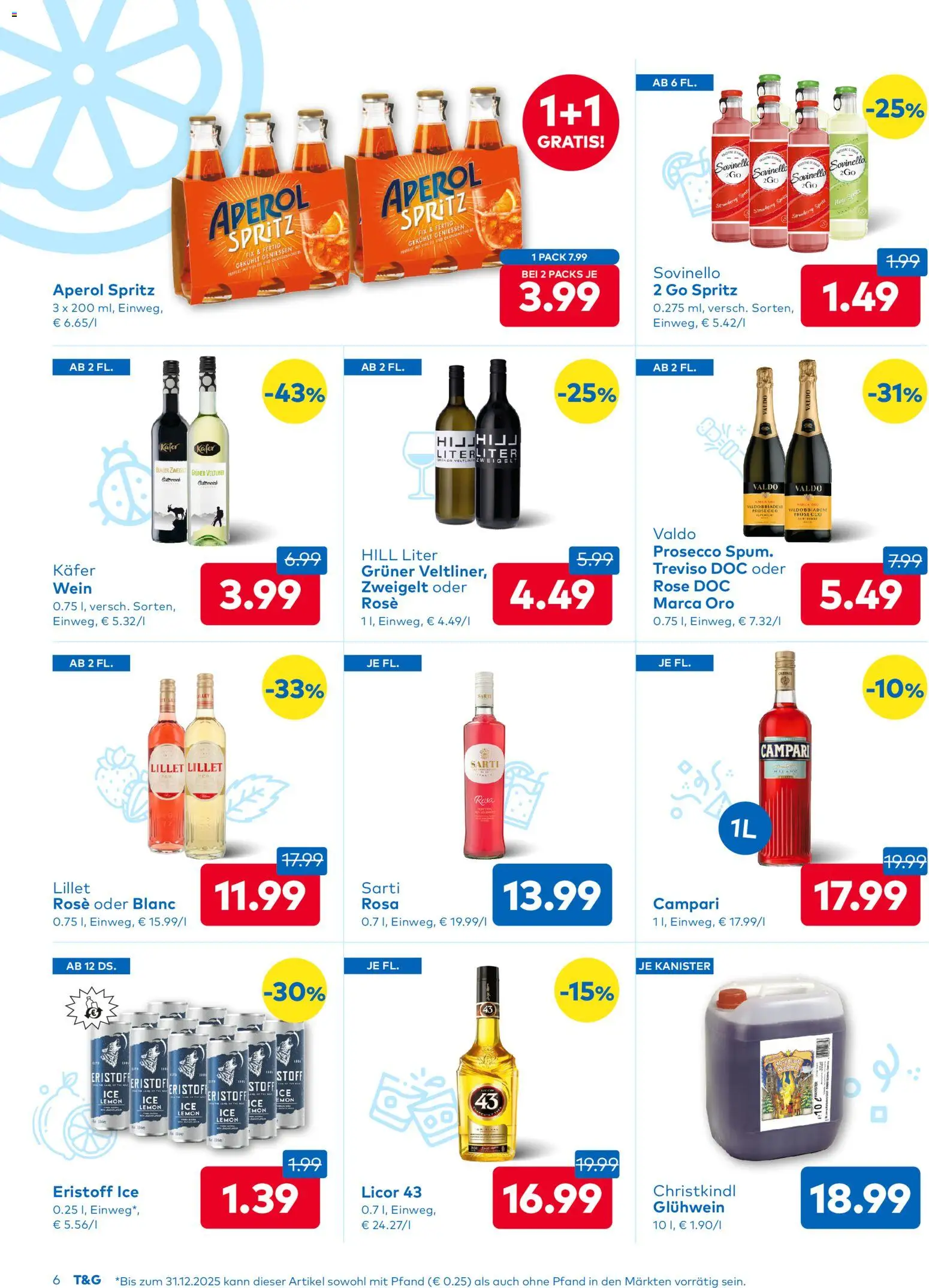 T&G Flugblatt gültig ab 06.11.2025 | Seite: 6 | Produkte: Nauriit, Wein