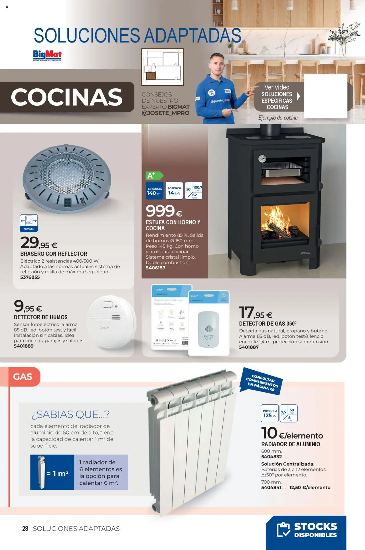 BigMat folleto │ válido desde el 07.10.2025 | Página: 28 | Productos: Video, Peso, Enchufe, Radiador