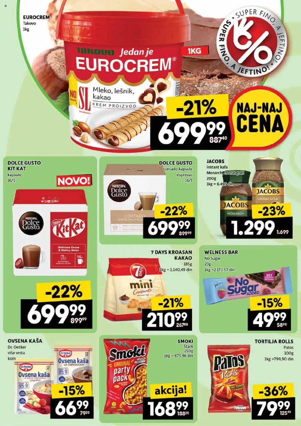 Idea katalog - važi od 18.09.2025 | Strana: 8 | Proizvode: Dolce Gusto, Smoki, Kapsule, Eurocrem