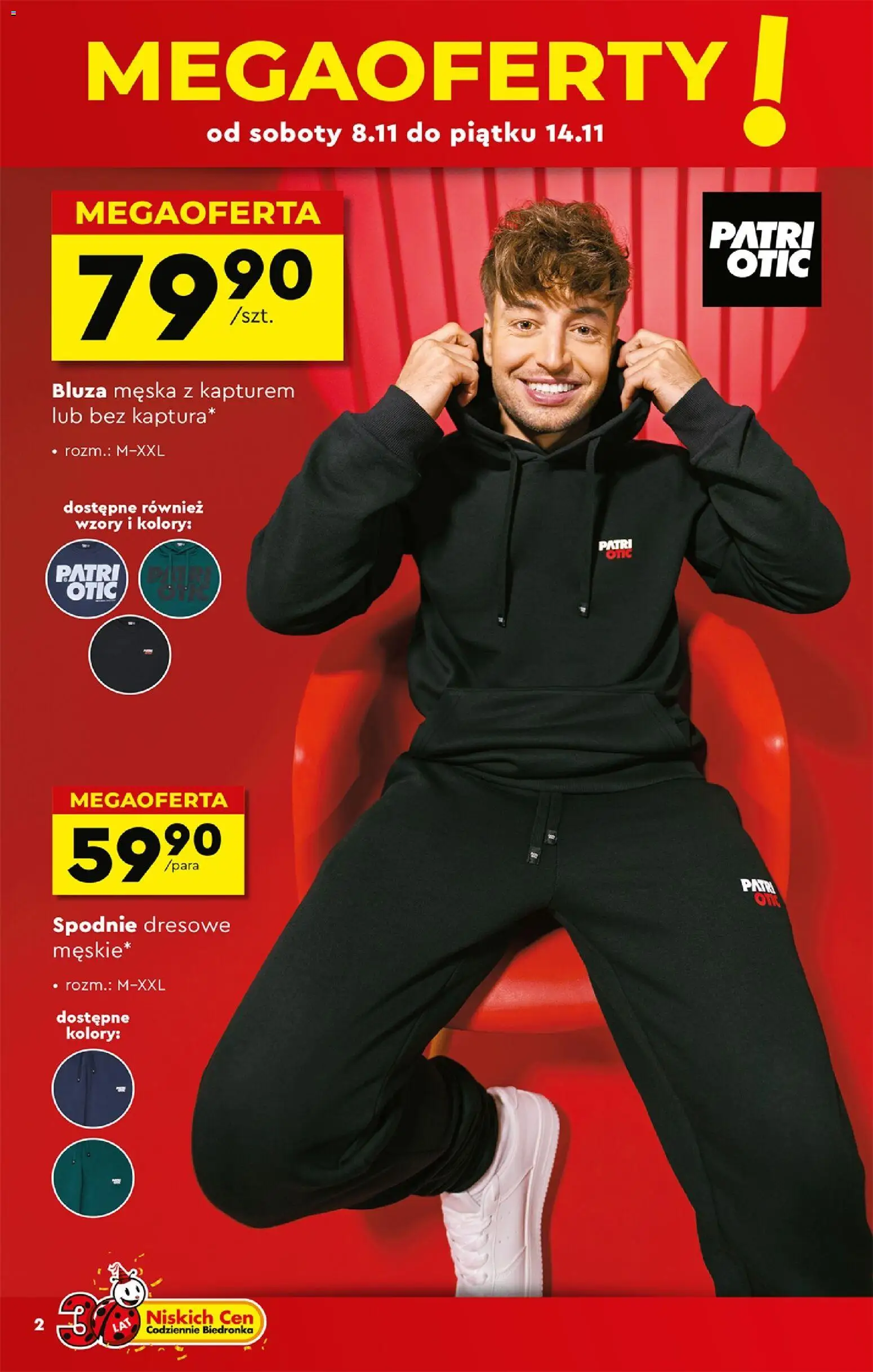 Biedronka gazetka - Hity i inspiracje od 10.11.2025 | Strona: 4 | Produkty: Spodnie