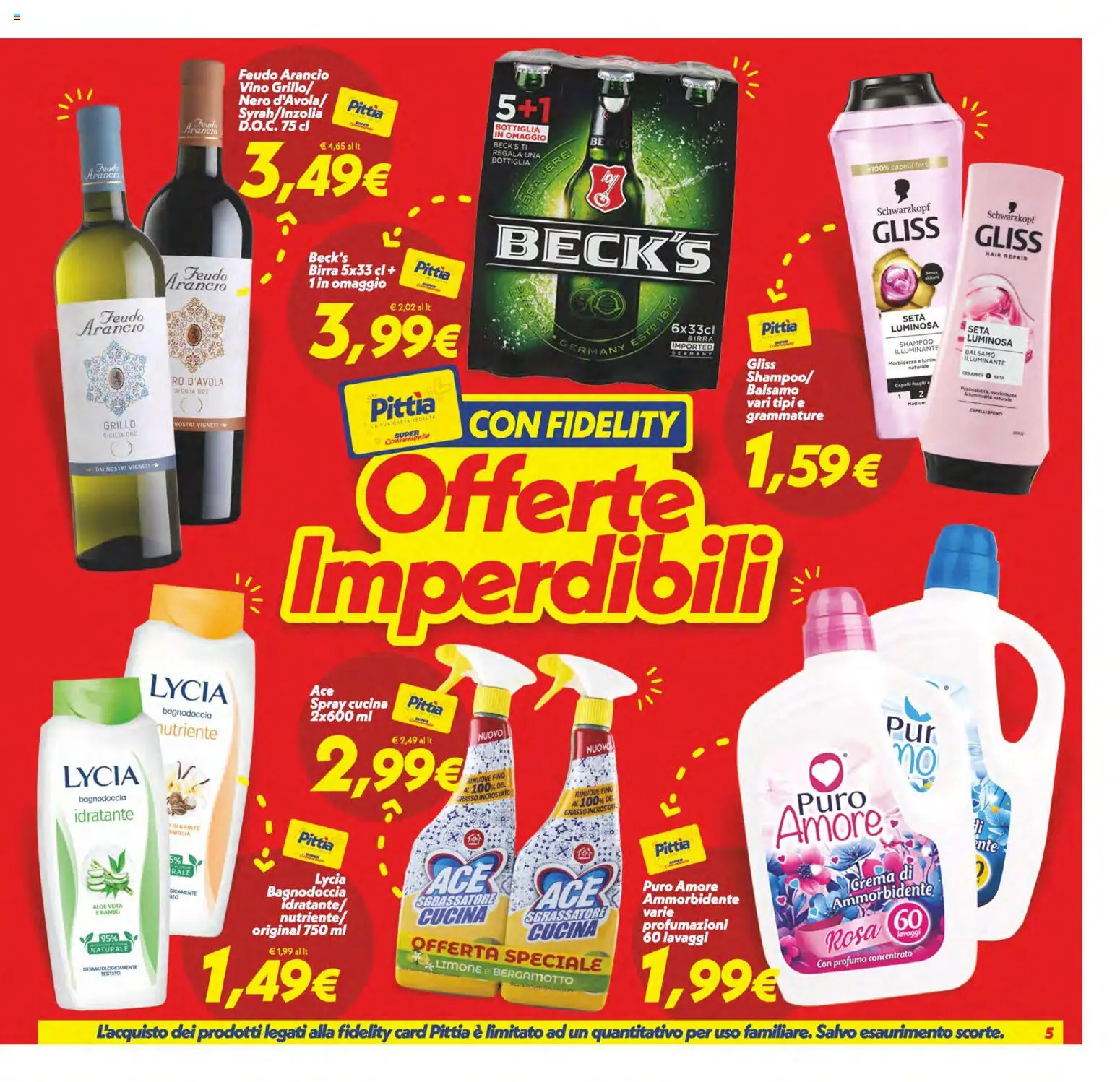 Volantino SuperConveniente del 23.01.2026 | Pagina: 5 | Prodotti: Balsamo, Crema, Birra, Ammorbidente