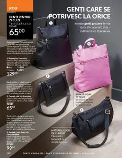 Noul catalog Avon – valabil de la 01.09.2025 | Pagină: 160 | Produse: Laptop, Geantă, Body, Rucsac