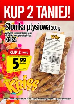 Pogląd oferty "Prim Market Promocja - Słomka Ptysiowa" - ważna od 14.11.2025