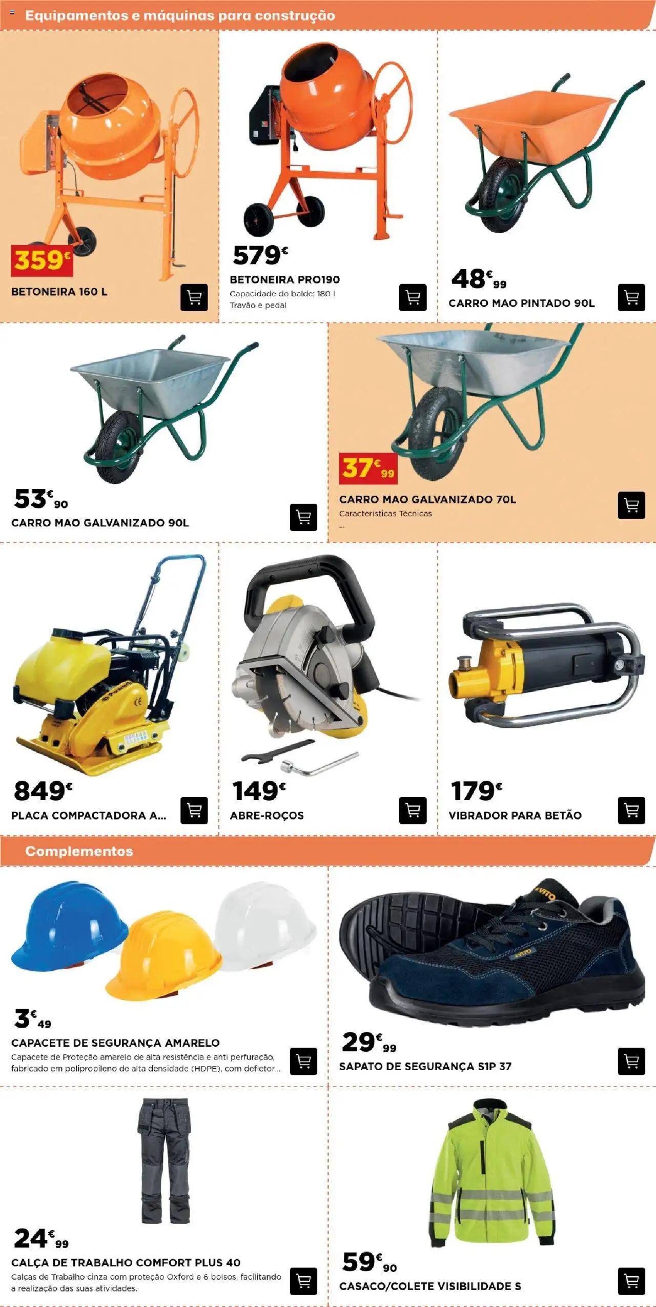 BricoMarché - Catálogo de Construção e Jardim │ válido de 17.07.2025 | Página: 3 | Produtos: Balde, Capacete, Calças, Calça