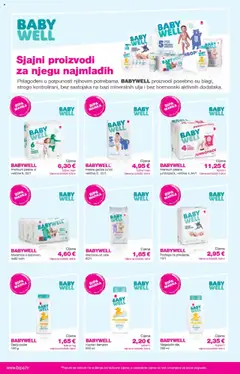BABYWELL Premium pelene xl veličina 6, 32/1, Premium pelene xl veličina 6, 32/1 - Pregled kataloga iz trgovine Bipa, vrijedi od 16.10.2025 | Stranica: 6