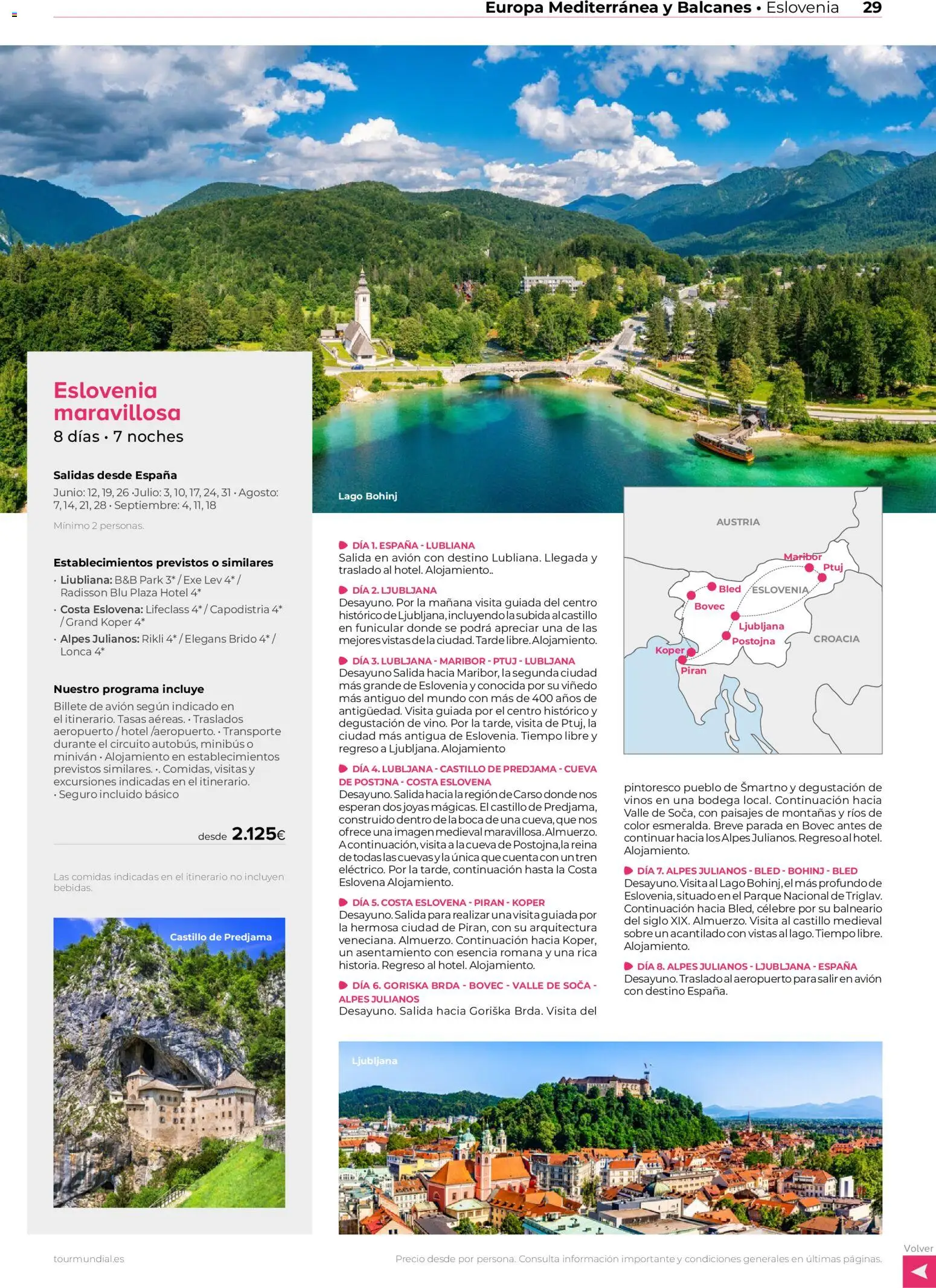 Viajes El Corte Inglés Europa │ válido desde el 01.01.2026 | Página: 29