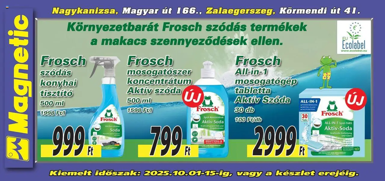 Magnetic akciós ujság - amely érvényes a következő dátumtól: 01.10.2025 | Oldal: 6 | Termékek: Mosogatógép, Mosogatószer, Mosogatógép tisztító