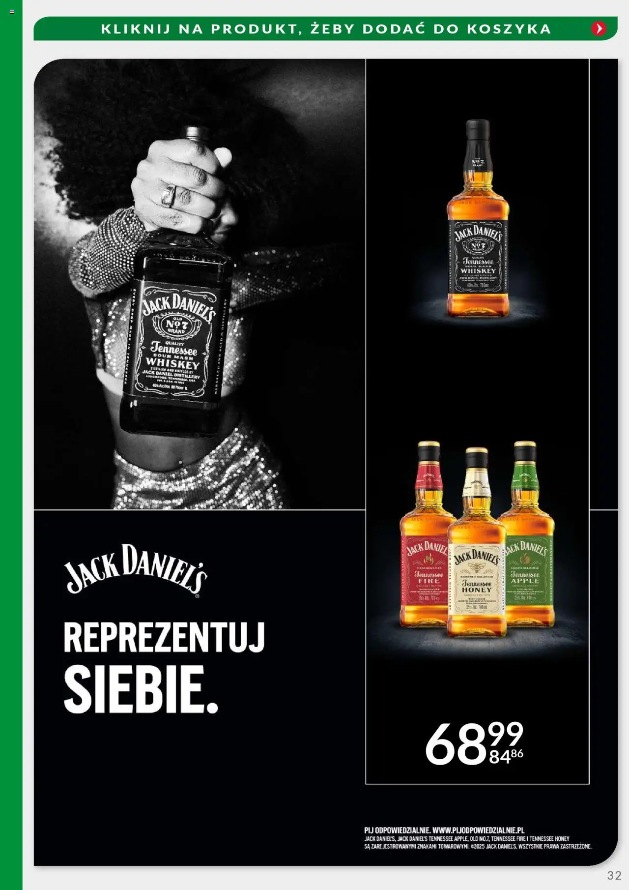 Eurocash Gazetka - Oferta Handlowa MR Południowy Wschód od 04.08.2025 | Strona: 32 | Produkty: Jack Daniel's