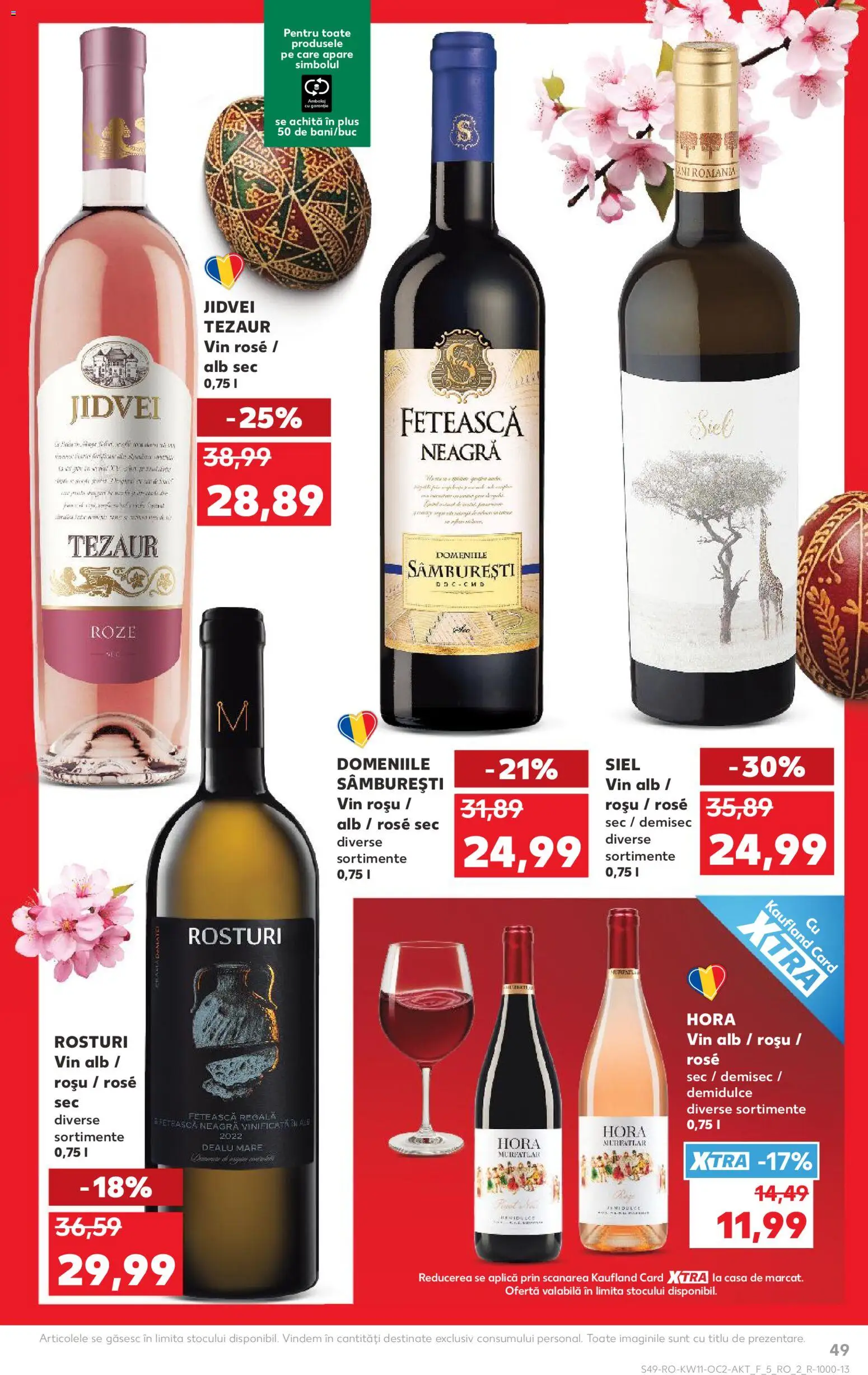 Noul catalog Kaufland – valabil de la 11.03.2026 | Pagină: 49 | Produse: Vin