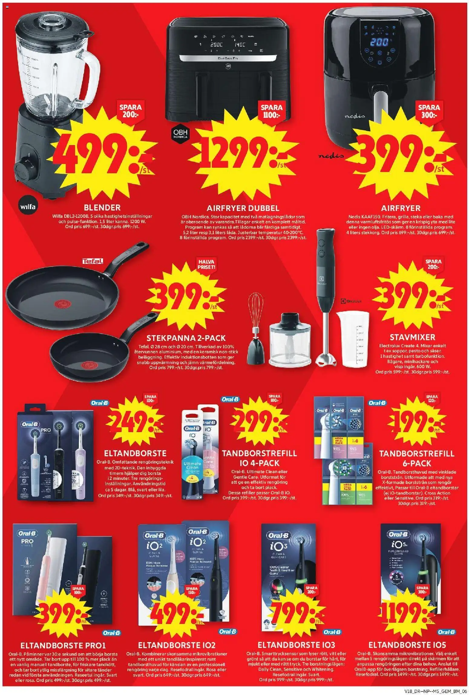 ICA Maxi reklamblad aktuell från 27.04.2026 | Sida: 12 | Produkter: Gem, Borsta, Blender, Pesto