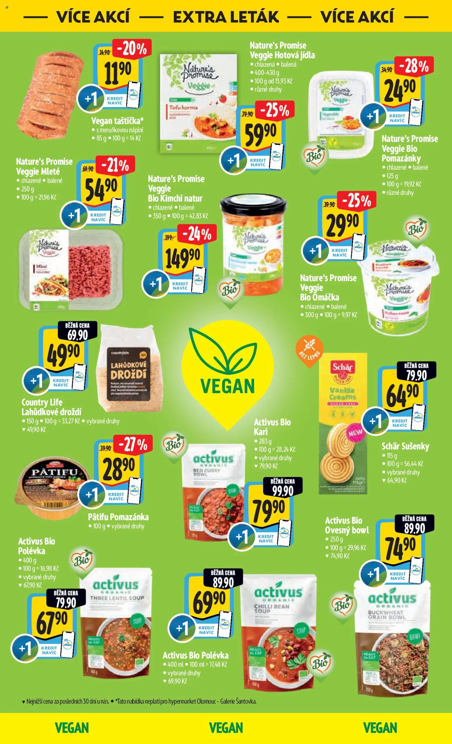 Albert leták - Hypermarket od 07.04.2026 | Strana: 44 | Produkty: Veggie, Vegan, Tofu, Sušenky