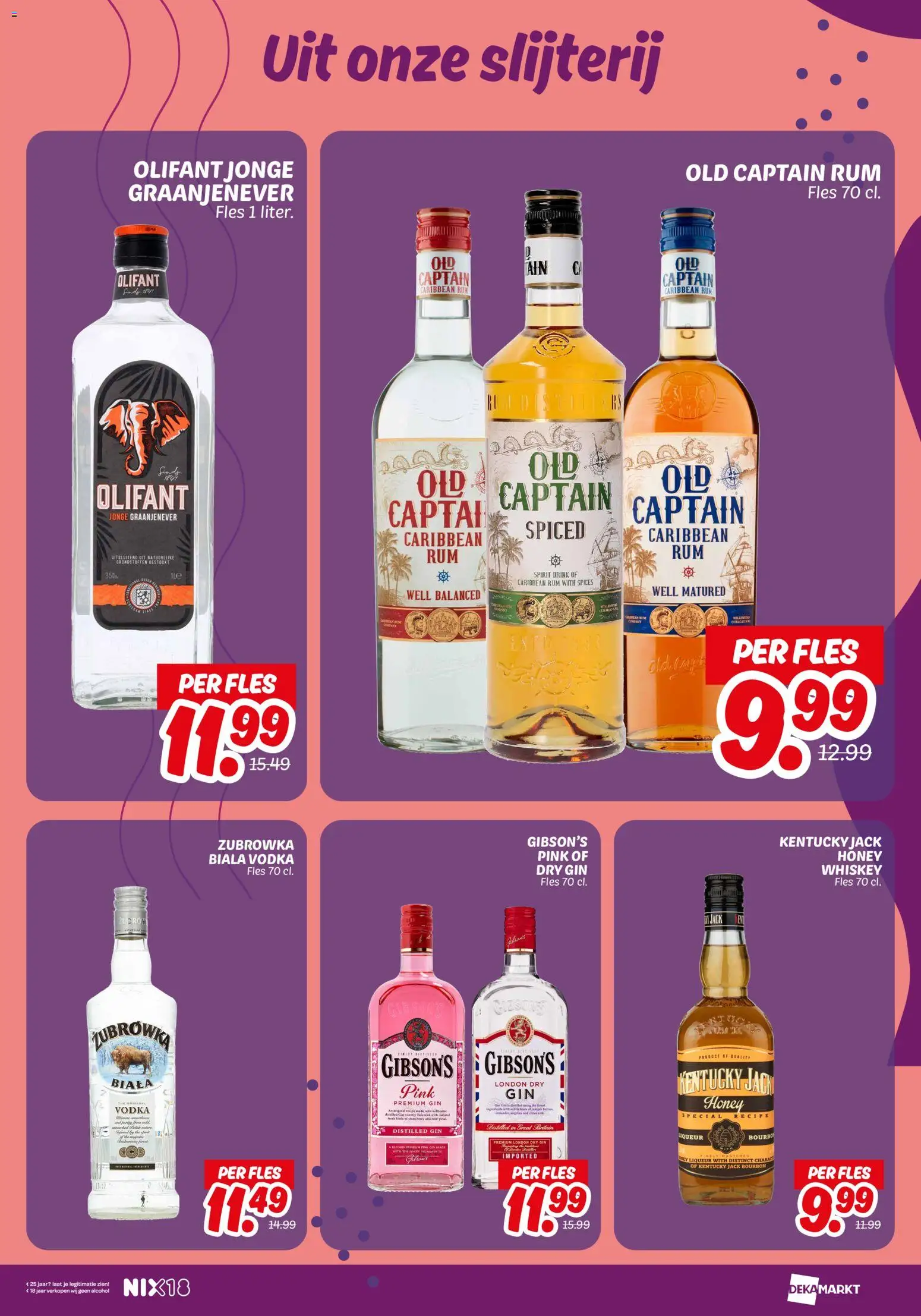 {H1} | Pagina: 21 | Producten: Bourbon, Gin, Fles, Alcohol