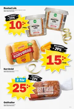 Pekås - erbjudanden - grums edition - Förhandsvisning av reklamblad från butik Pekås aktuell från 16.02.2026 | Sida: 5 | Produkter: Galler, Korvbröd, Rostad lök, Ost