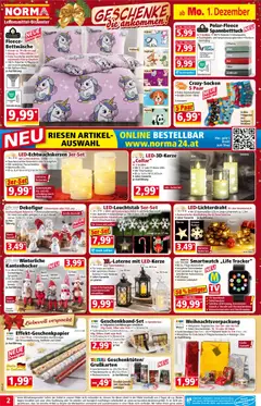 Norma Flugblatt ab 01.12.2025 gültig | Seite: 2 | Produkte: Flocken, Maus, Kissen