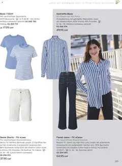 Tchibo Aktionen – gültig ab 01.09.2025 | Seite: 129 | Produkte: Bluse, Jeans, Bermuda