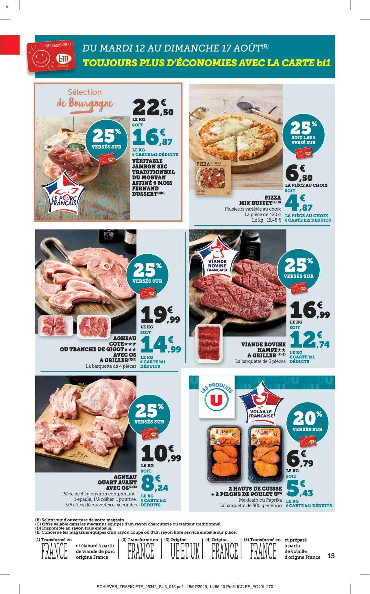  | Page: 15 | Produits: Agneau, Volaille, Poivre, Jambon