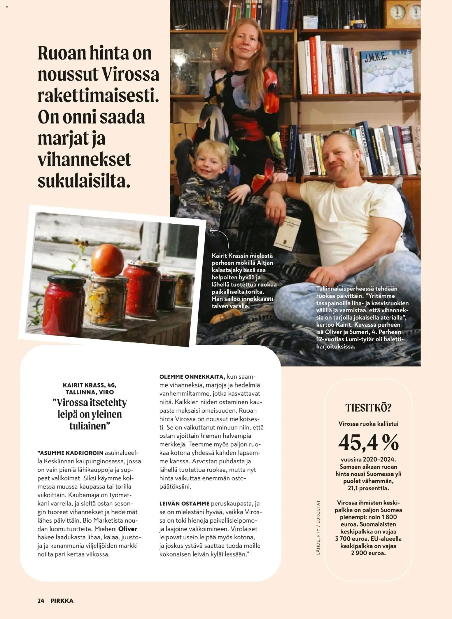 K-Market - Pirkka – voimassa 05.11.2025 alkaen | Sivu: 24 | Tuotteet: Juusto, Leipä, Gin, Pasta