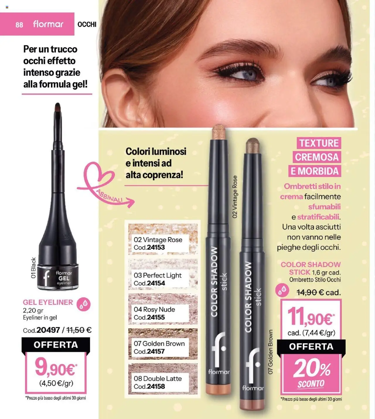 Volantino Stanhome del 30.09.2025 | Pagina: 90 | Prodotti: Ombretto, Eyeliner, Crema, Latte