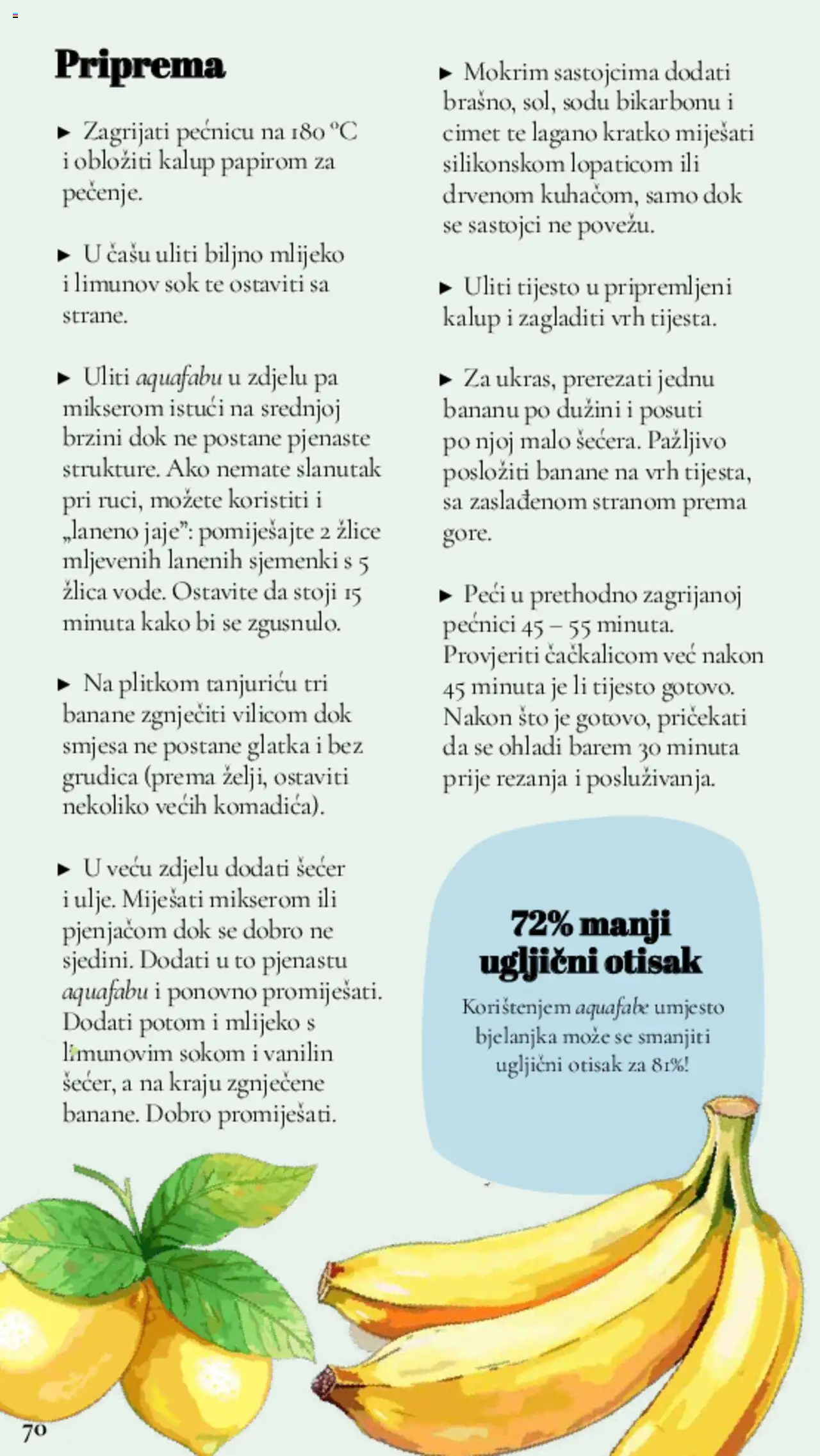 Lidl katalog | vrijedi od 11.03.2025 | Stranica: 70 | Proizvodi: Sok, Banane, Šećer, Slanutak