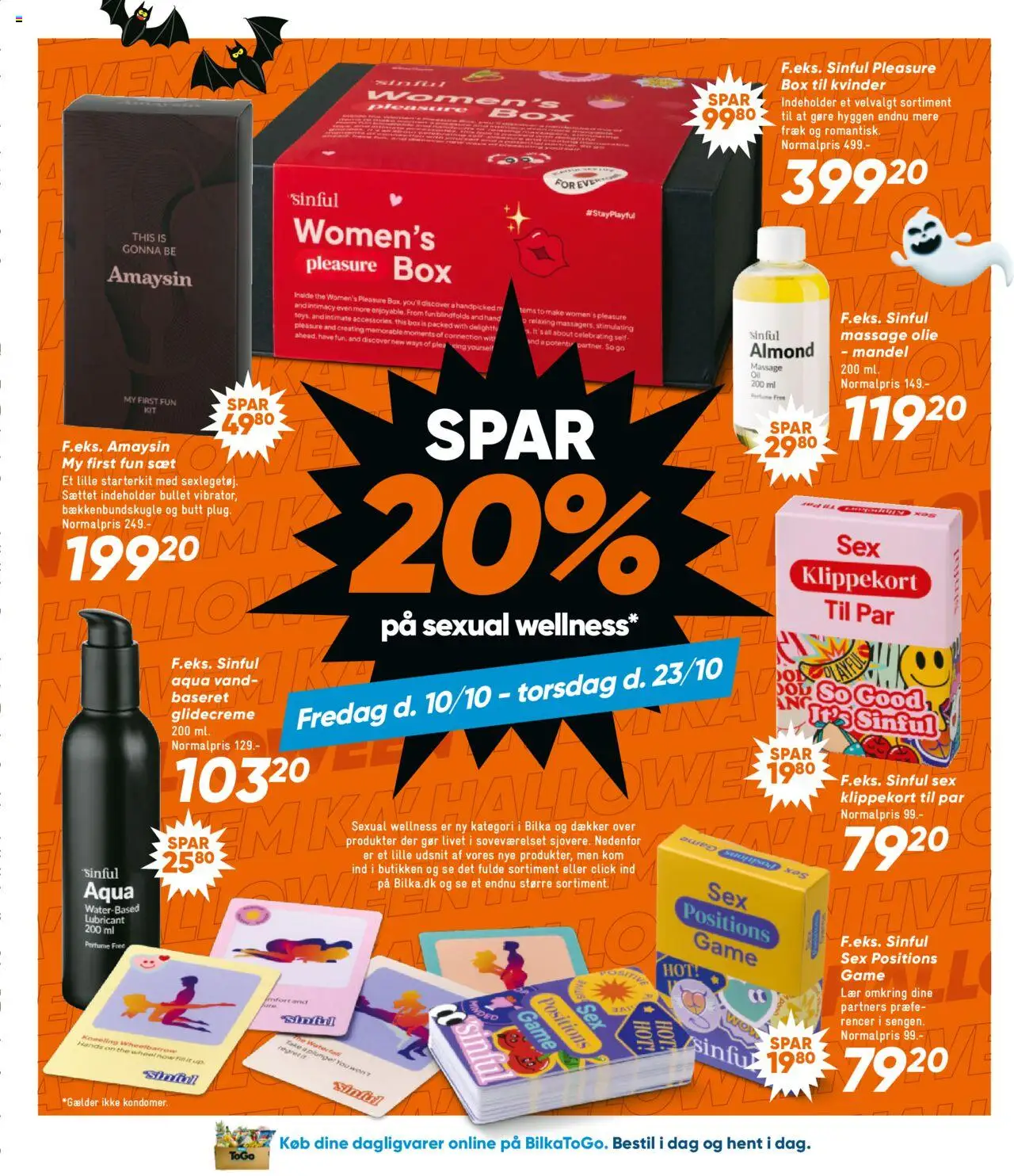Bilka tilbudsavis – gyldig fra 10.10.2025 | Side: 32 | Produkter: Olie, Soveværelset, Is