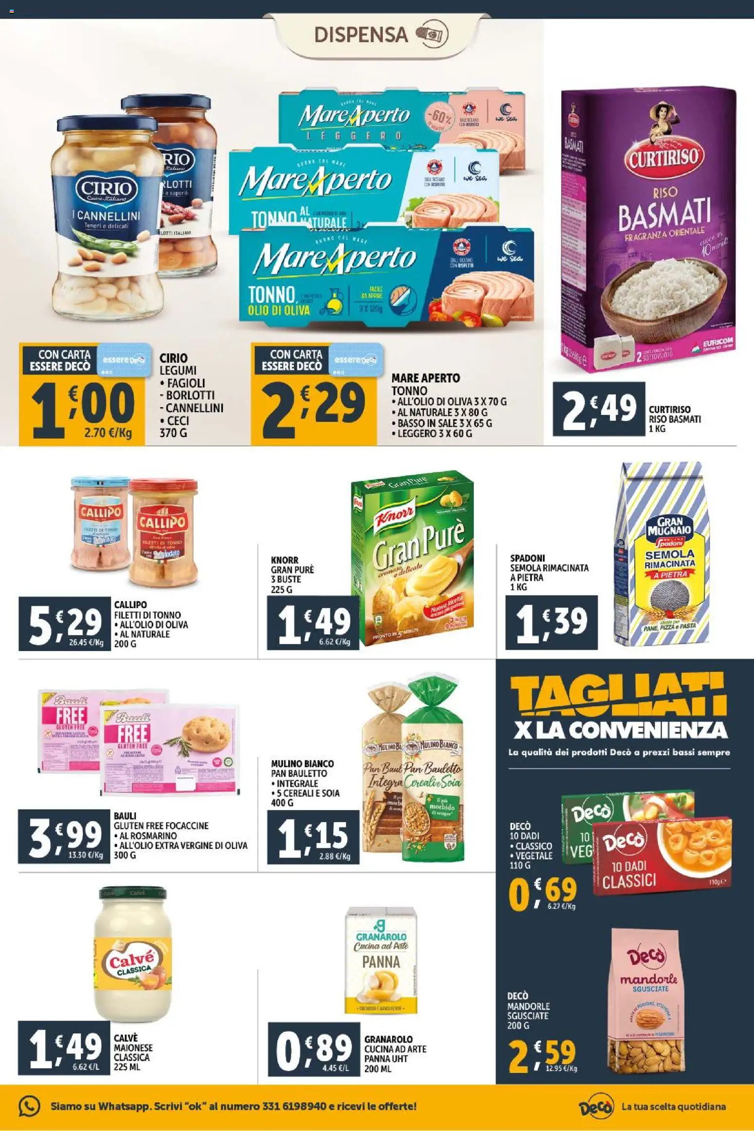 Volantino Decò del 20.01.2026 | Pagina: 11 | Prodotti: Legumi, Cannellini, Fagioli, Fragranza