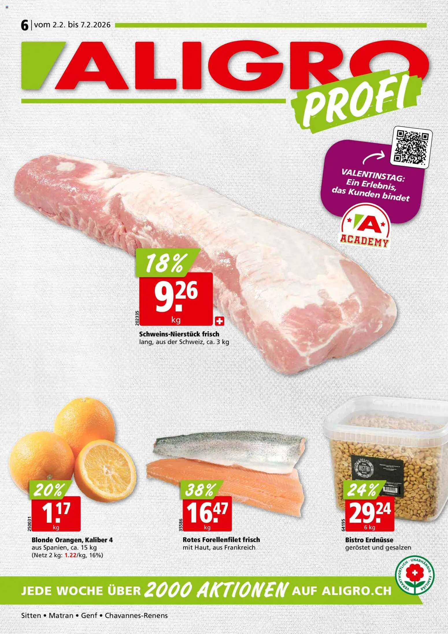 Aligro Aktionen – gültig ab 02.02.2026 | Seite: 1 | Produkte: Erdnüsse