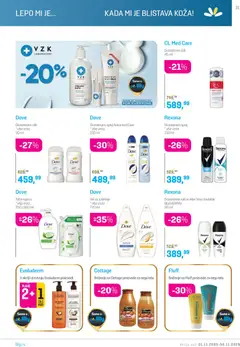 Lilly drogerie katalog - pregled Lilly drogerie kataloga - važi od 01.11.2025 | Strana: 31 | Proizvode: Tečni sapun, Sapun, Dove, Dezodorans
