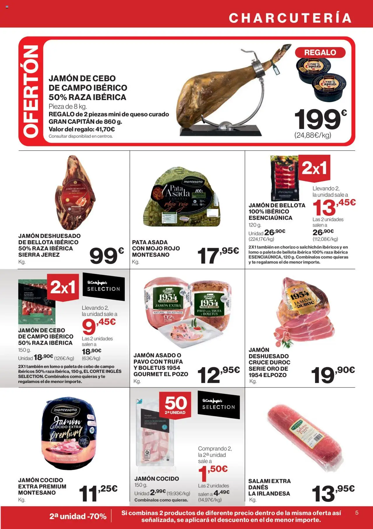 Supercor Exprés Canarias │ válido desde el 31.07.2025 | Página: 5 | Productos: Queso, Jamón, Jamón cocido, Té