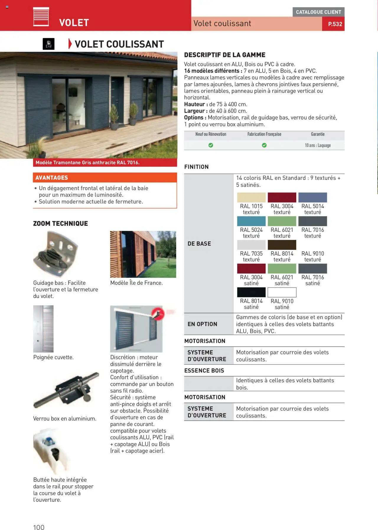  | Page: 100 | Produits: Base, Verrou, Cadre
